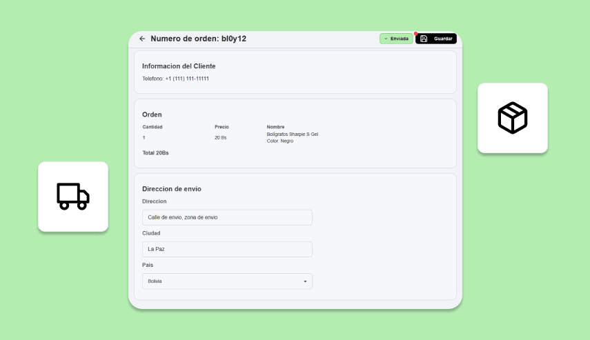 Ilustracion de una publicacion de producto en guita.ai