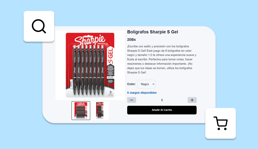 Ilustracion de una publicacion de producto en guita.ai